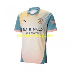 Koszulka Manchester City Czwarty Koszulki Piłkarskie 2024-2025 Krótki Rękaw